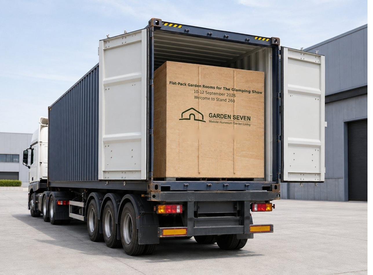 Garden Seven flat-pack container shipment